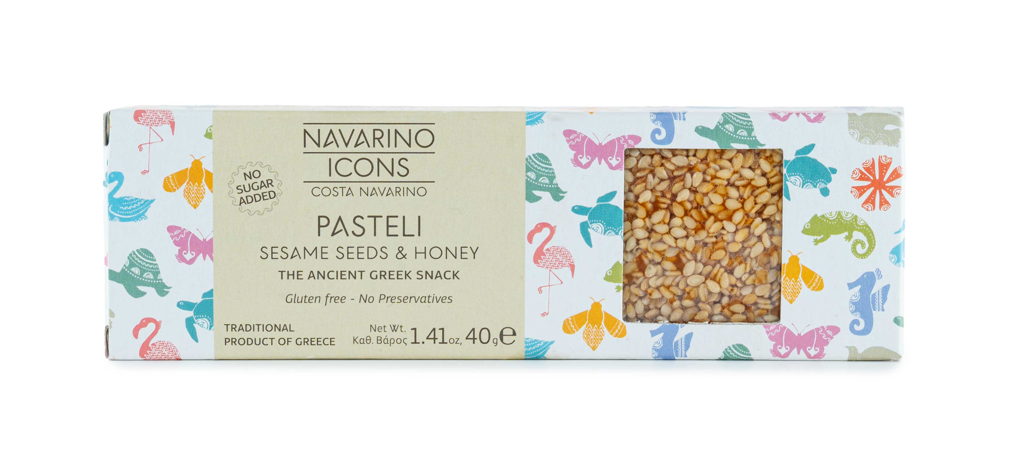 Navarino Icons Pasteli / Sesame Seed Bar 40g